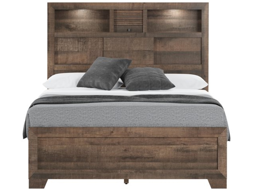 Complete Full Bed - Brown - image 1