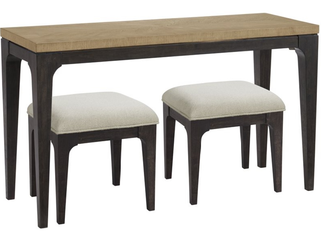 3Pc - Console Table W /  2 Stools - main image