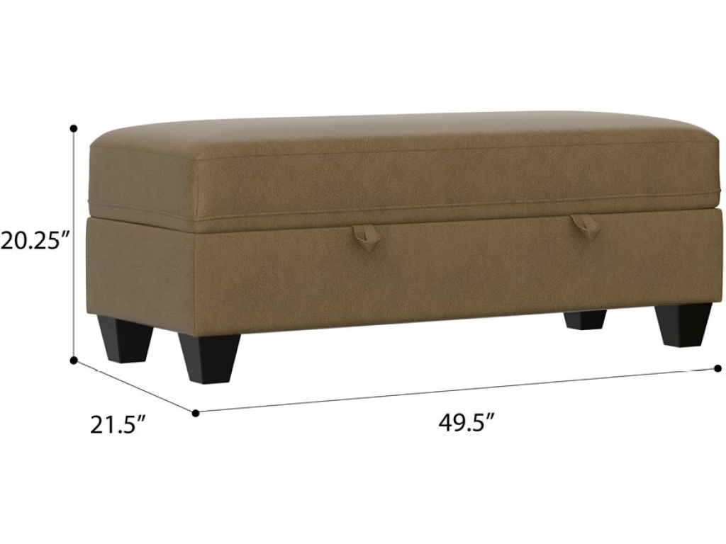 Storage Ottoman - Mocha Pu - image 4