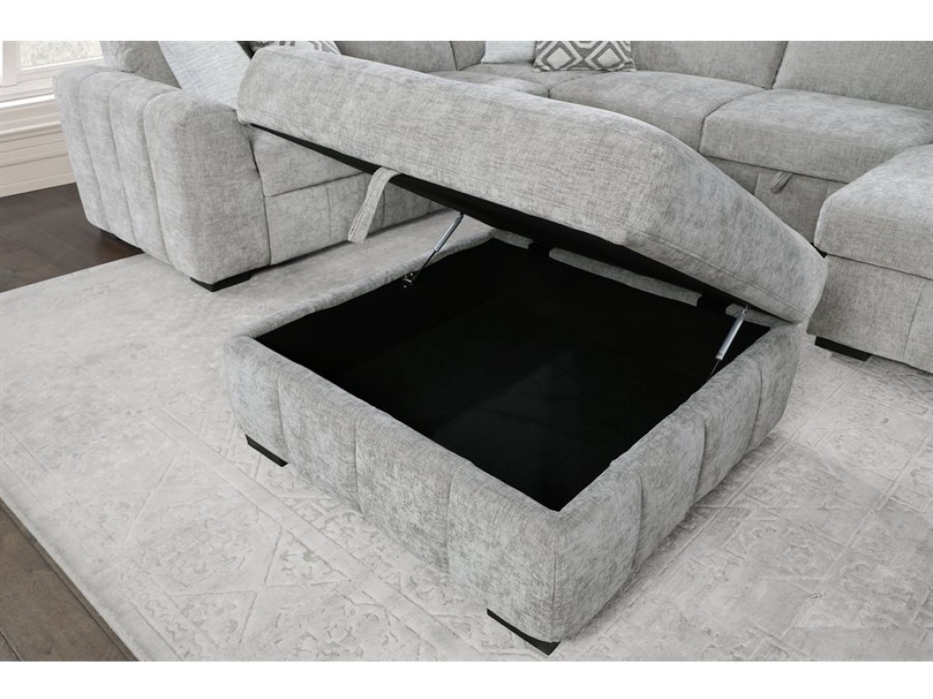 Storage Ottoman - Gray - image 8