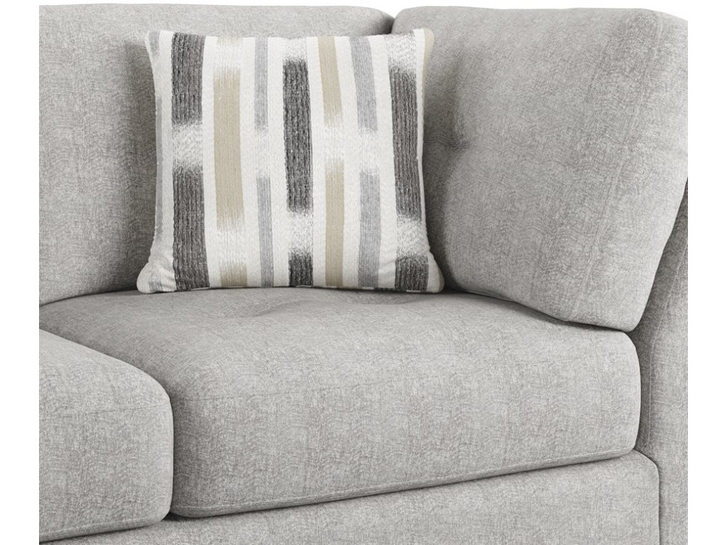Myles - 2Pc Sectional W /  Lsf Chaise & Rsf Sofa & 2 Pillows - Gray - image 4