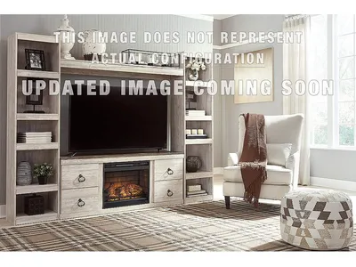 Willowton 3-Piece Entertainment Center with Electric Fireplace