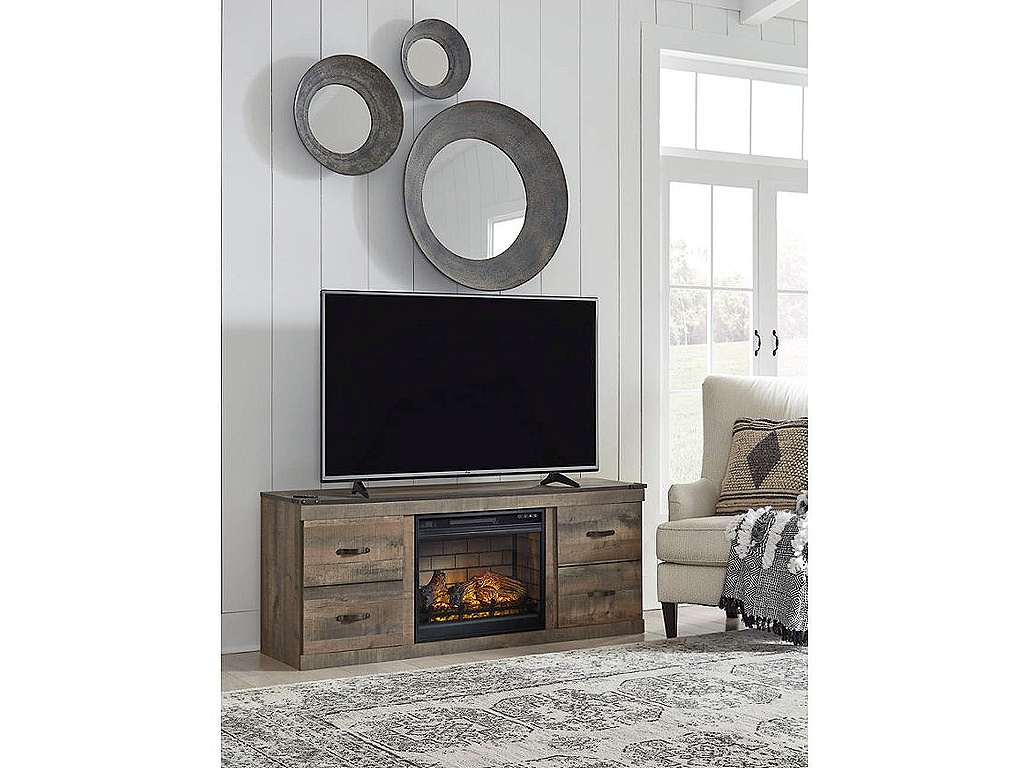 Trinell TV Stand with Electric Fireplace - main image