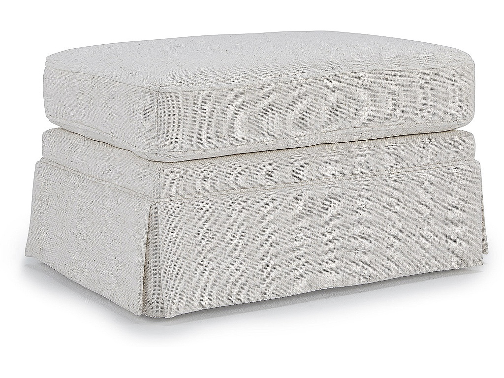 F23 Skirted Ottoman - main image