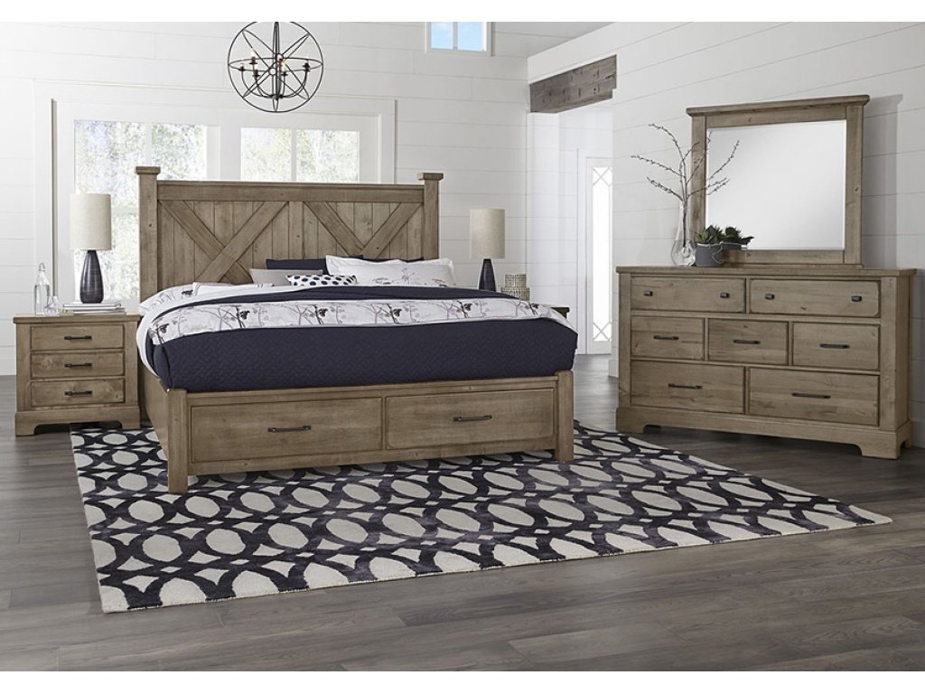 X Bed With Footboard Storage - main image