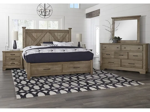 X Bed With Footboard Storage