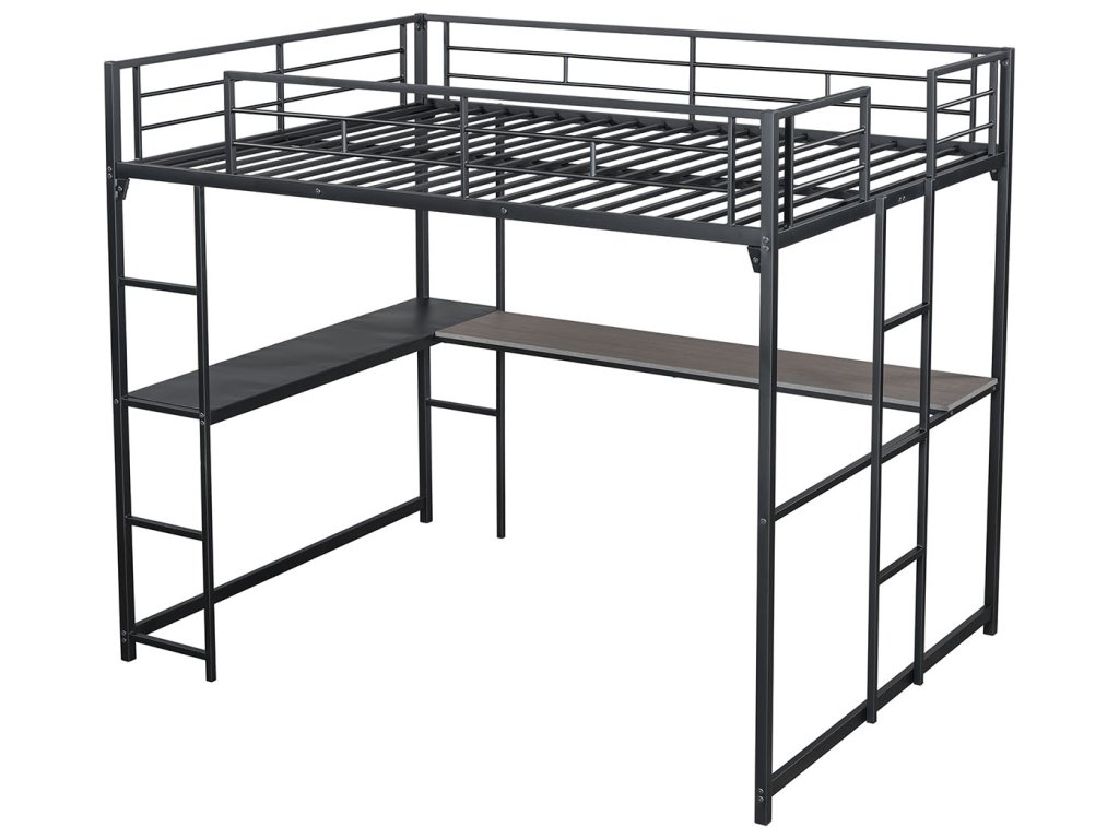 Full Loft Bed, Black - image 2