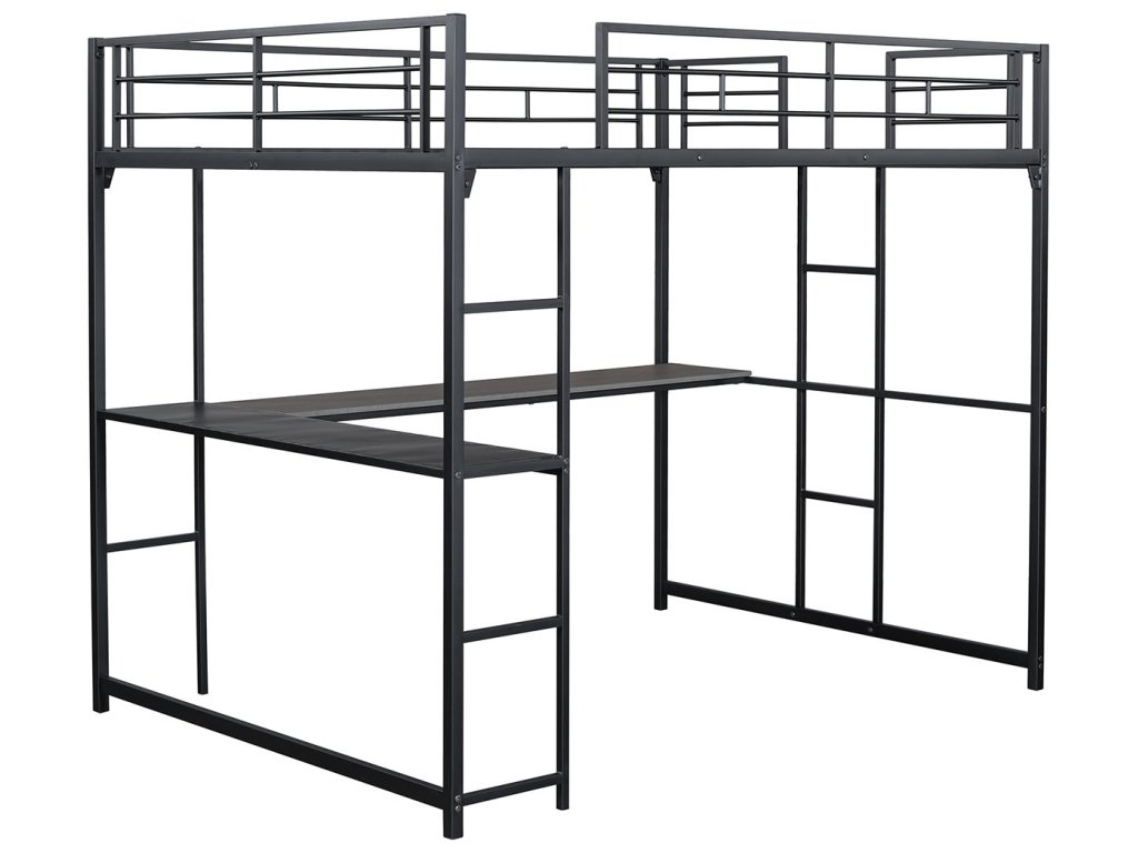 Full Loft Bed, Black - image 6