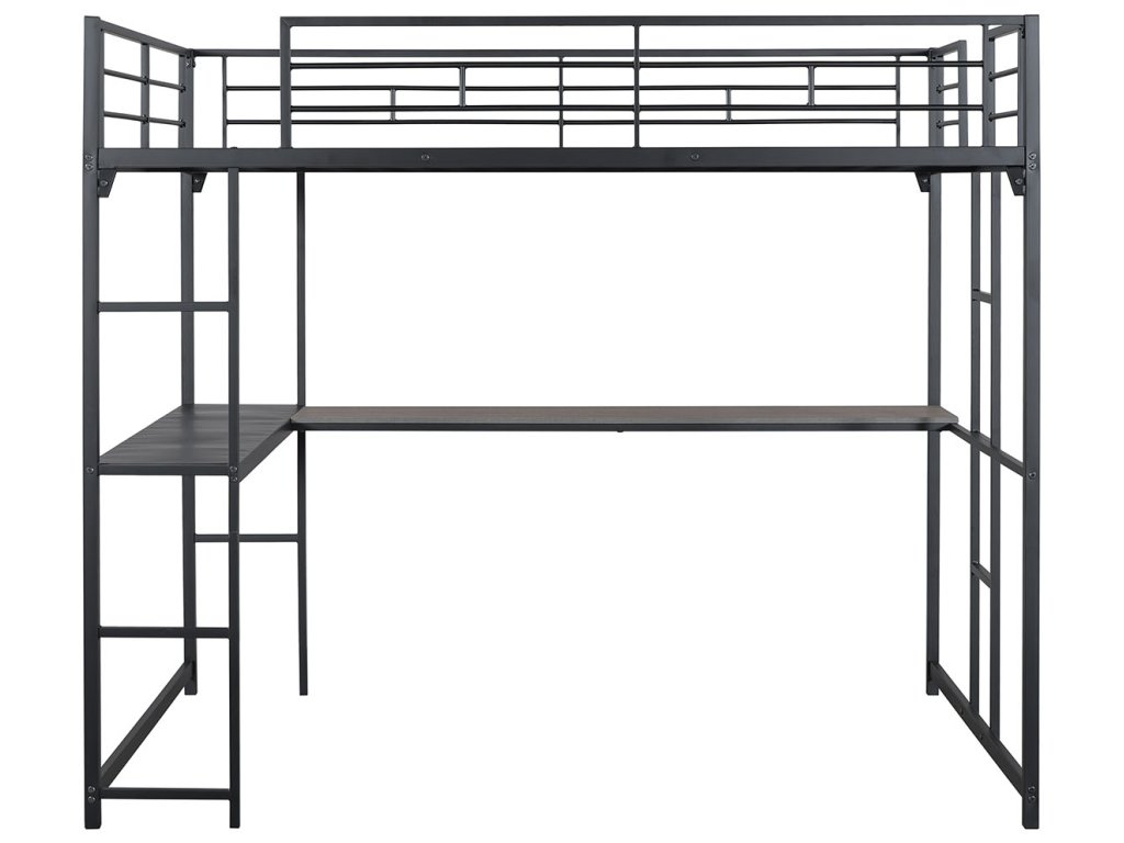 Full Loft Bed, Black - image 7
