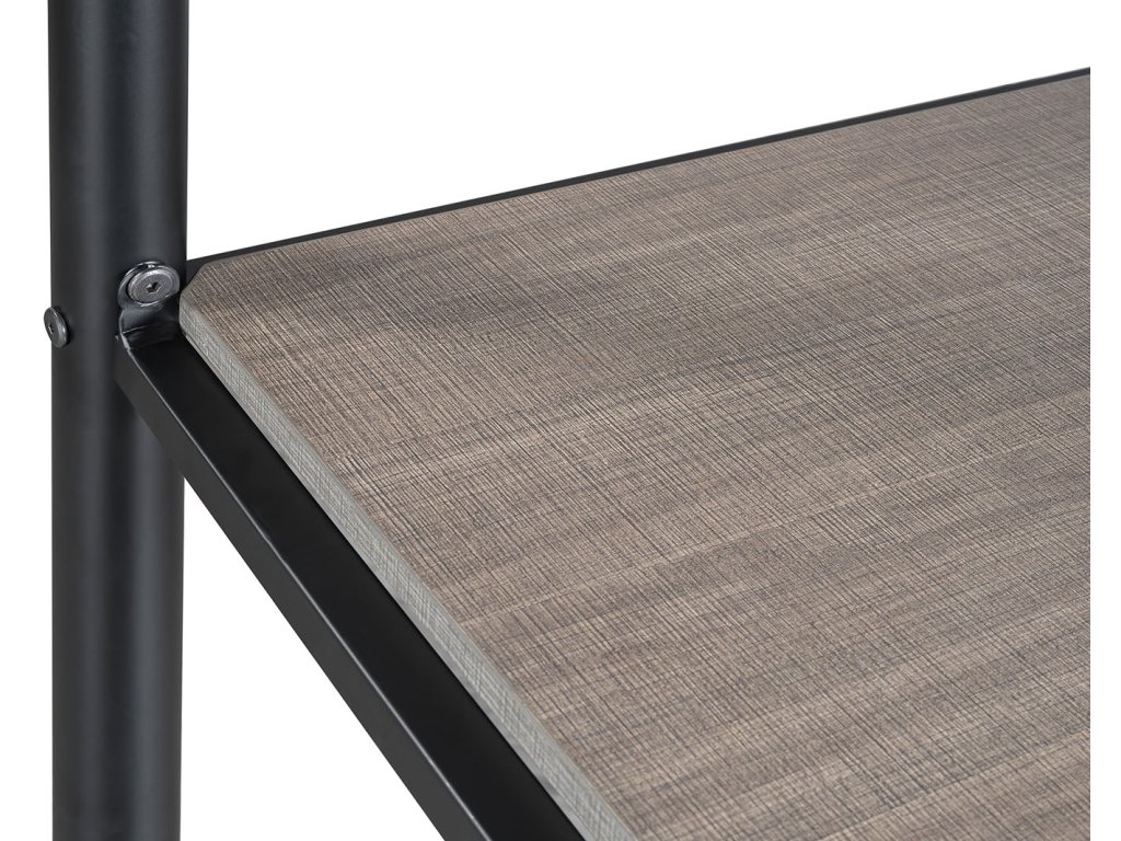 Twin Loft Bed (K/D), Black - image 3