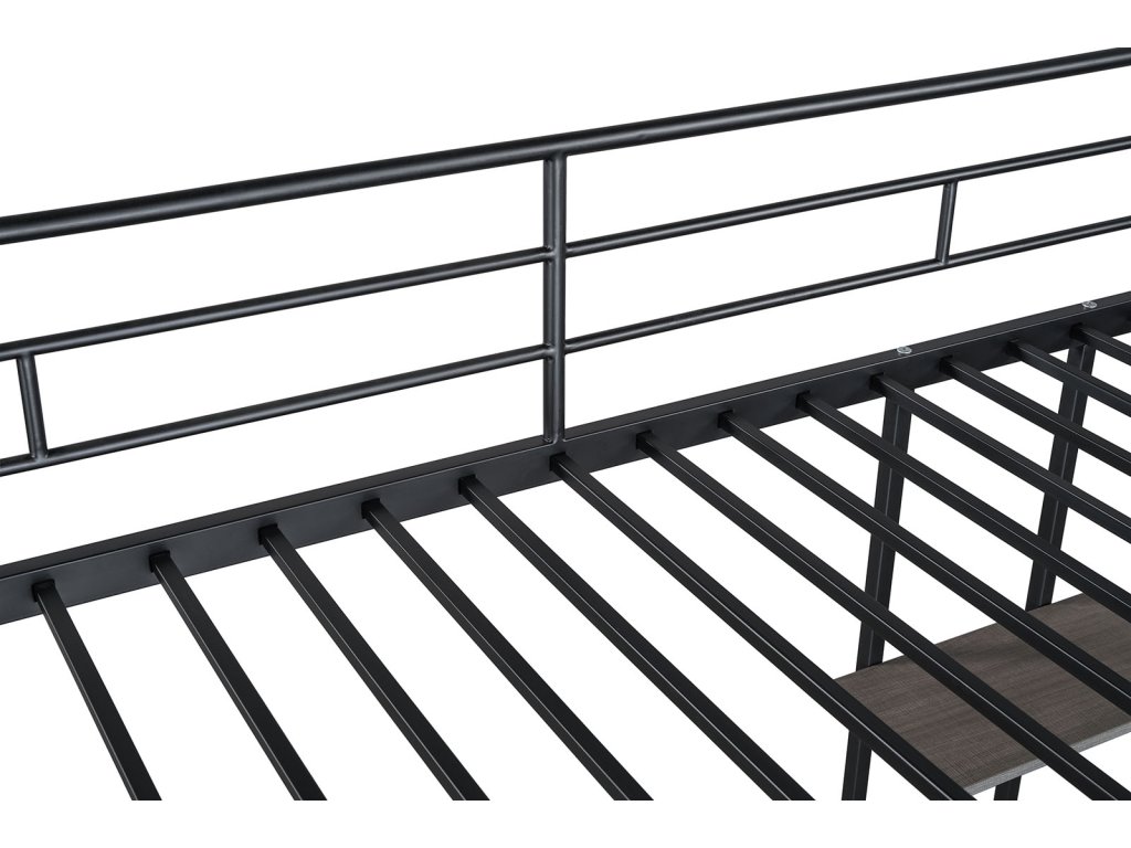 Twin Loft Bed (K/D), Black - image 4