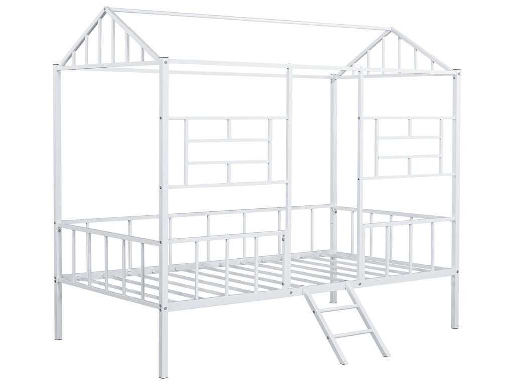Twin Loft Bed (K/D), White - image 1
