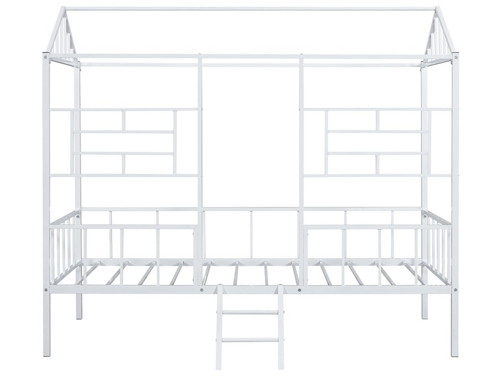 Twin Loft Bed (K/D), White - image 4