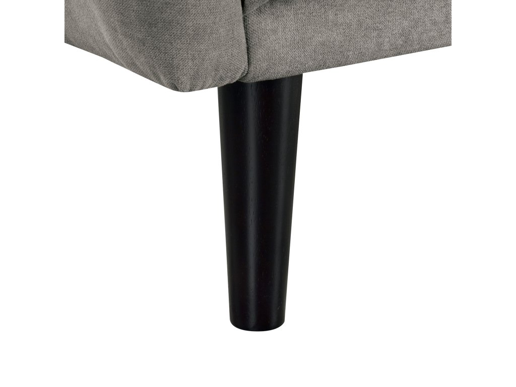 Futon Sofa, Gray - image 5