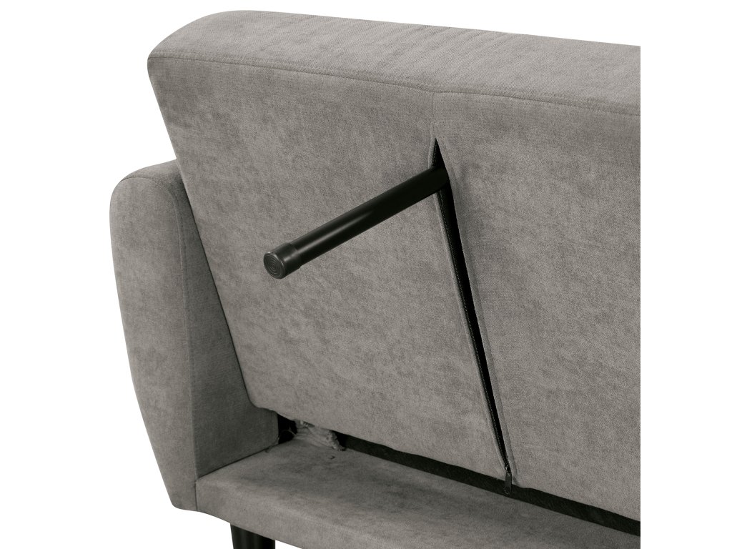Futon Sofa, Brown - image 6