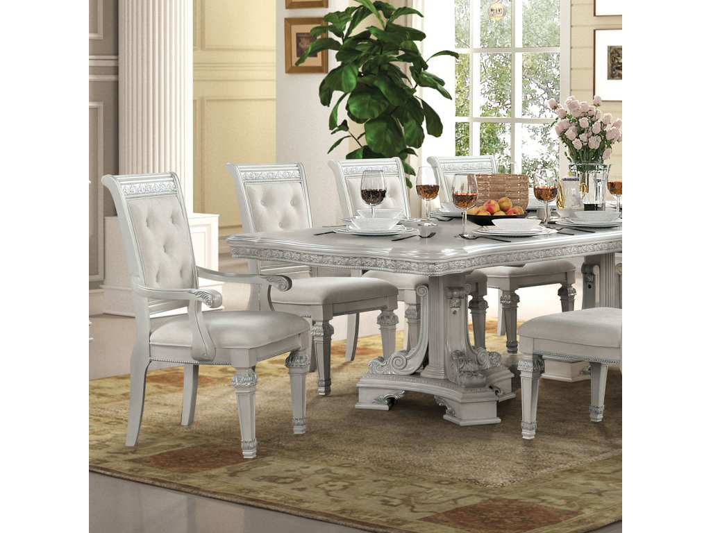 7 Pc. Dining Table Set (2AC+4SC) - main image