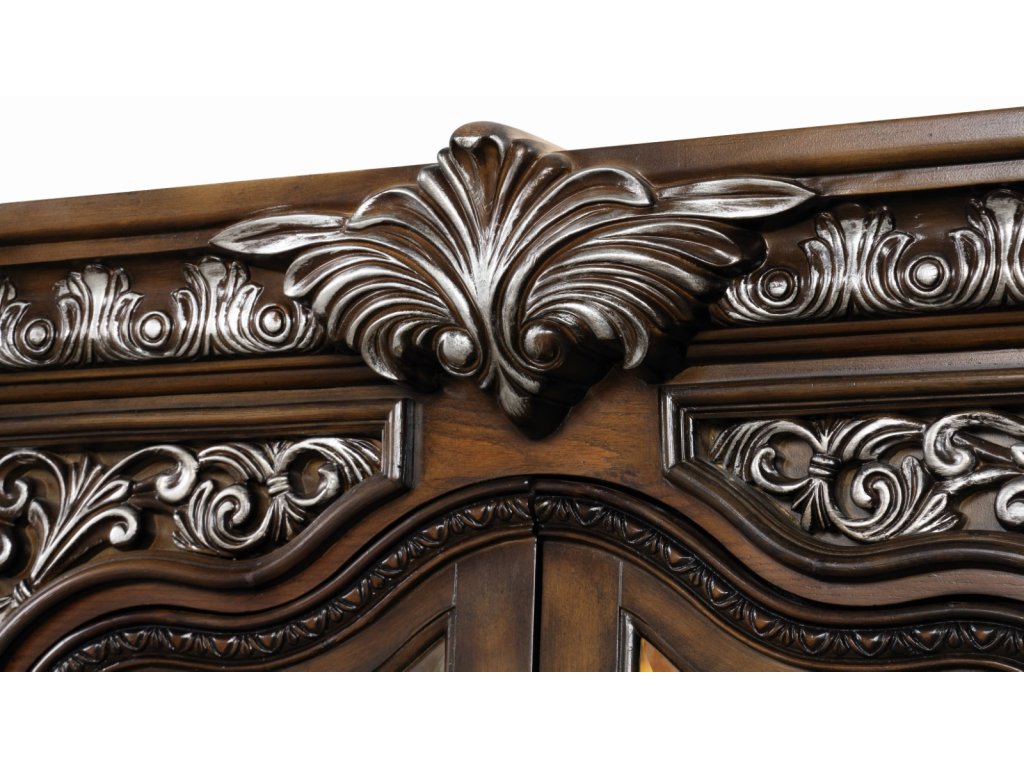 Curio Cabinet, Dark Brown - image 2