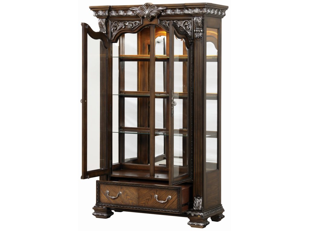 Curio Cabinet, Dark Brown - image 4