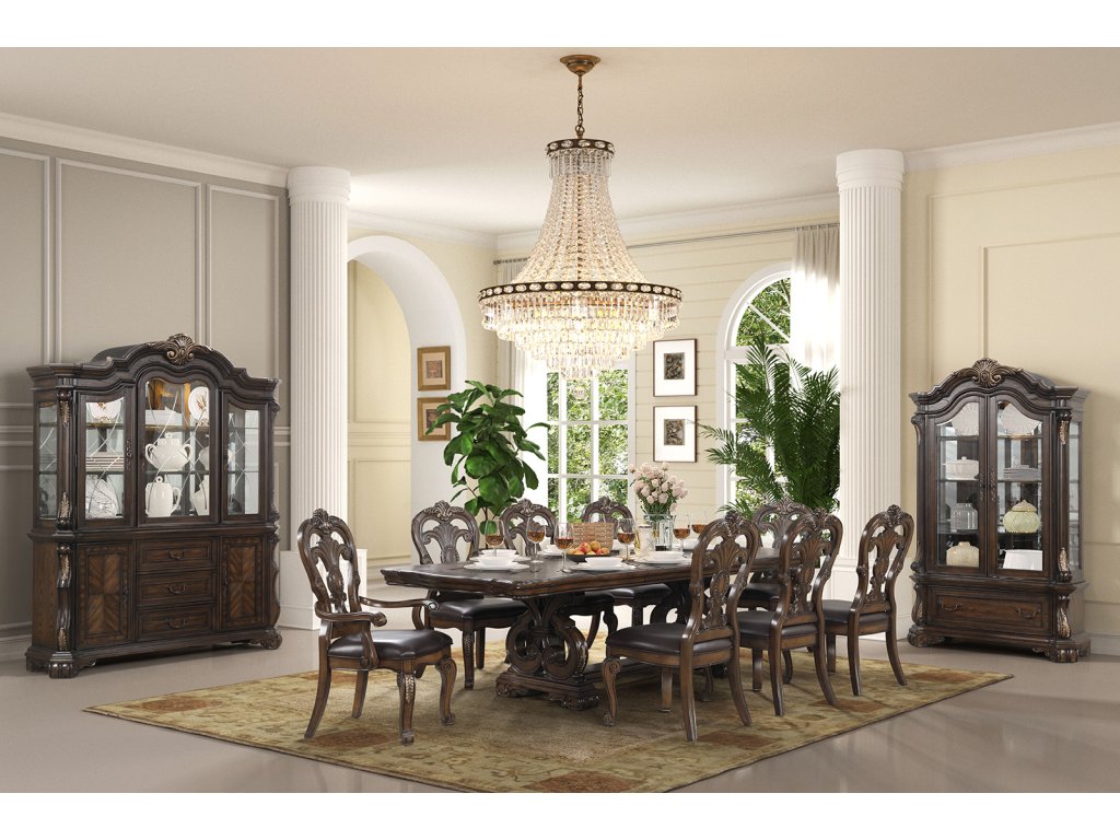 7 Pc. Dining Table Set (2AC+4SC) - main image