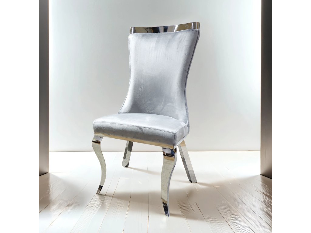 Side Chair (2/CTN), Silver/Gray - main image