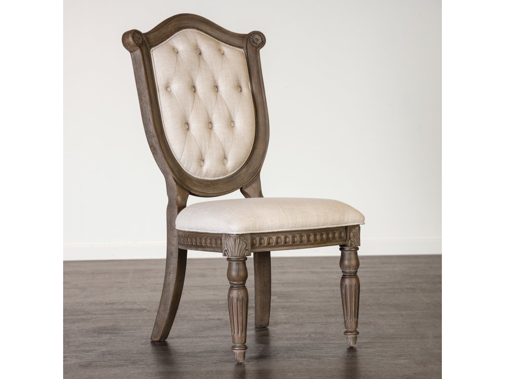 Side Chair (2/CTN), Weathered Oak - main image