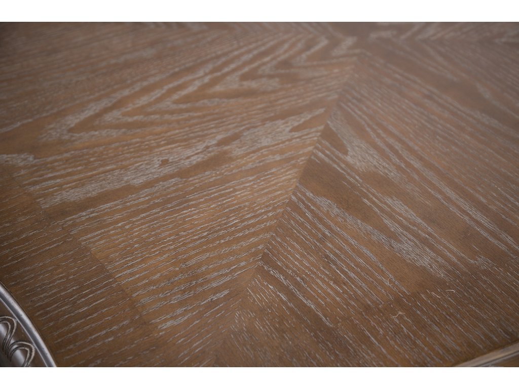 Dining Table, Weathered Oak - image 1