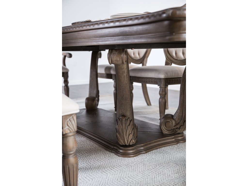 Dining Table, Weathered Oak - image 4