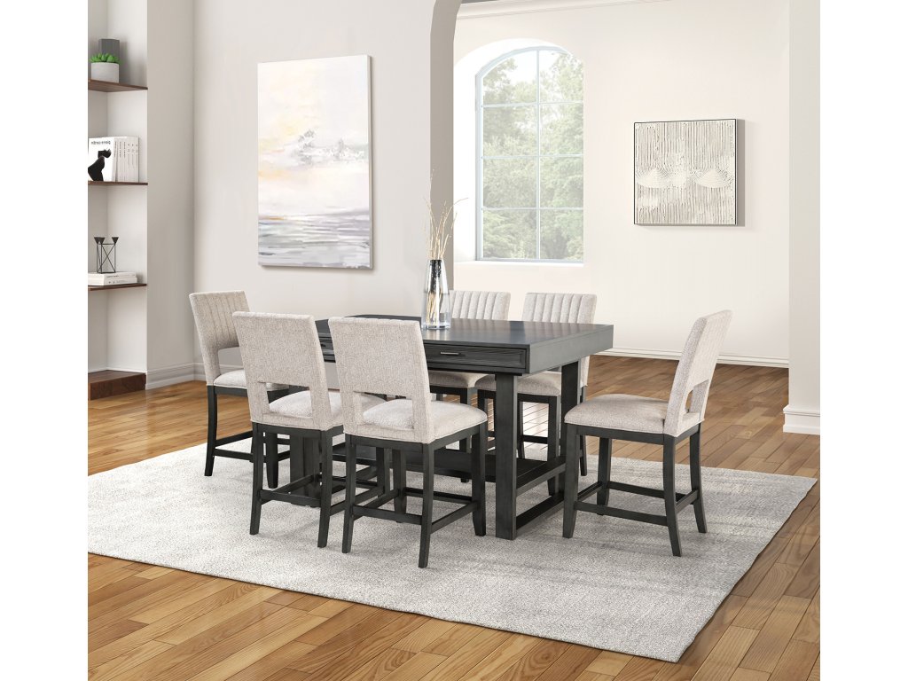 7 Pc. Counter Ht. Table Set - image 1