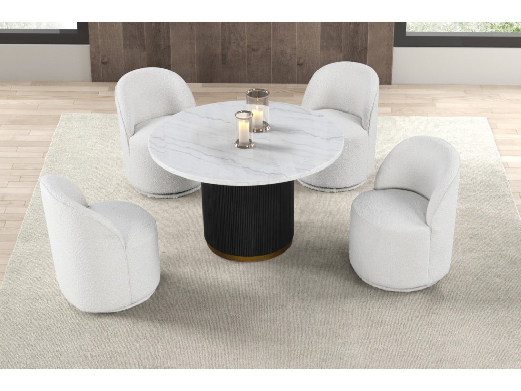 5 Pc. Round Dining Set - image 1