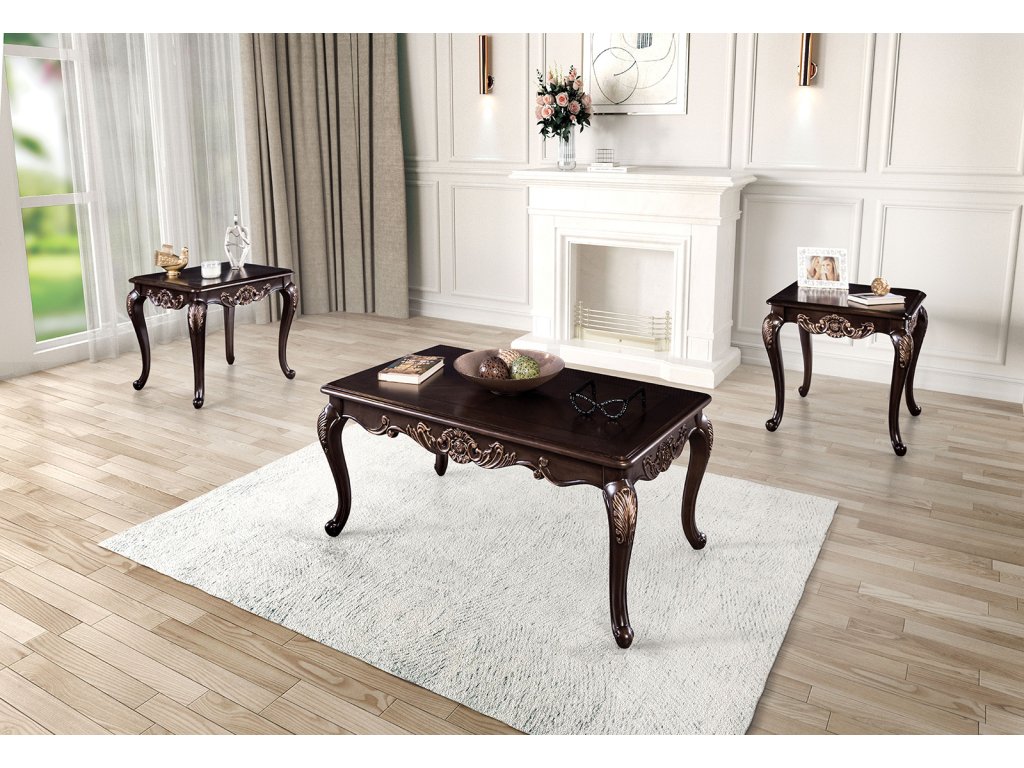 Coffee Table, Dark Cherry - image 1