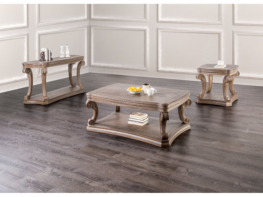 Sofa Table, Weathered Oak - image 1