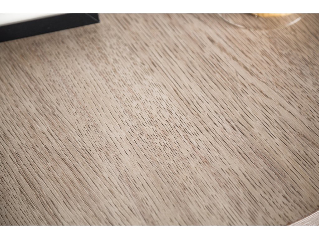 Round End Table, Oak - image 3