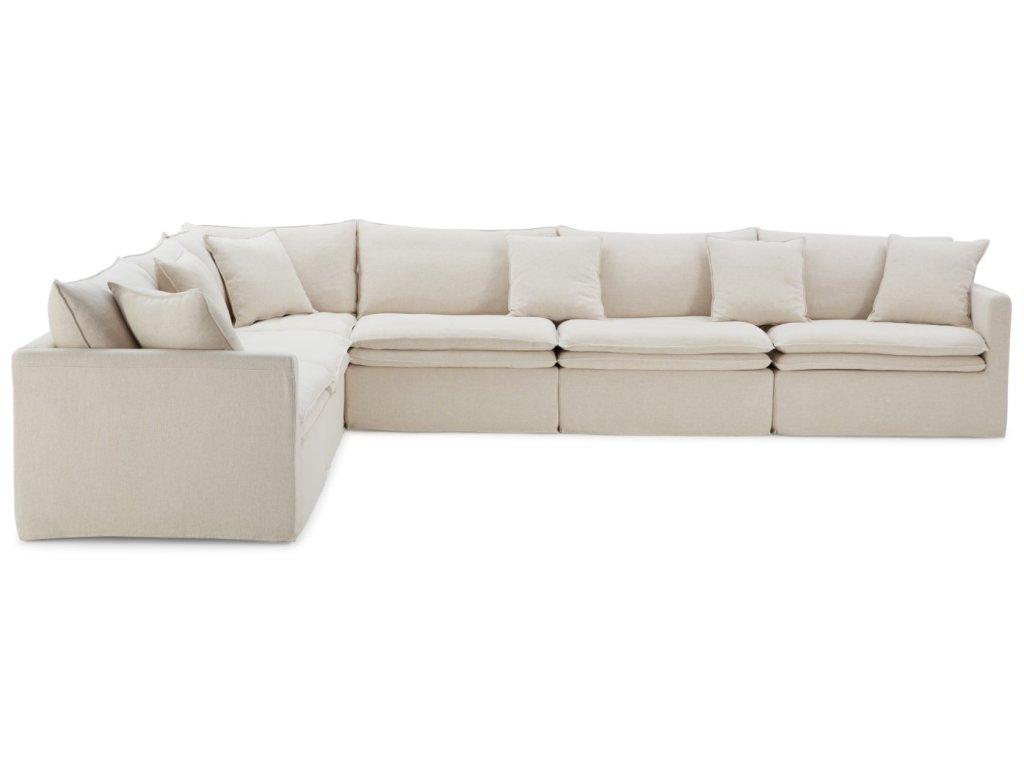 L-Sectional, Light Gray - image 2