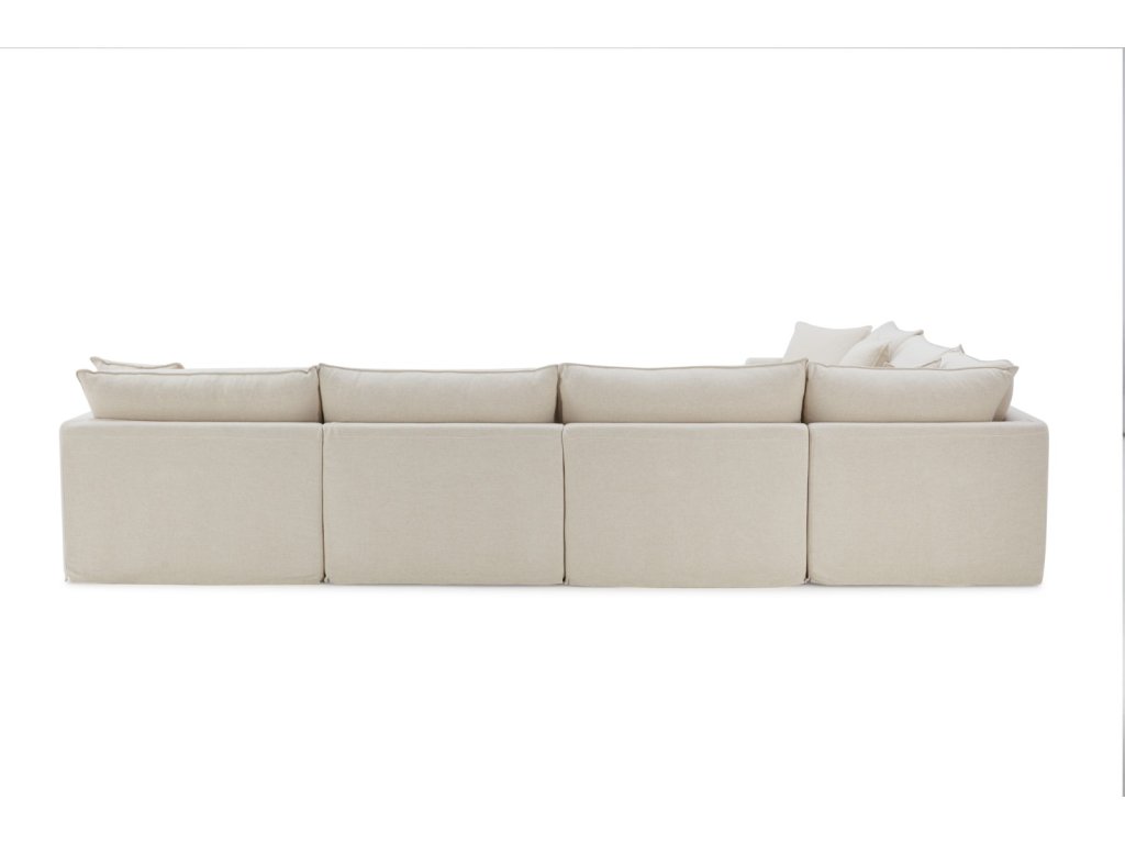 L-Sectional, Light Gray - image 4