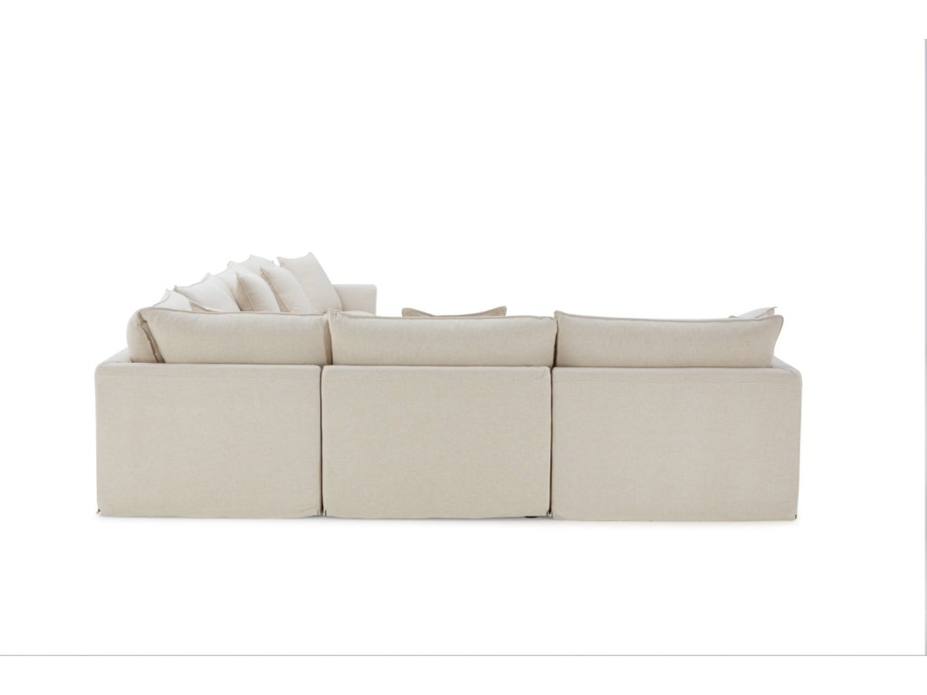 L-Sectional, Light Gray - image 5