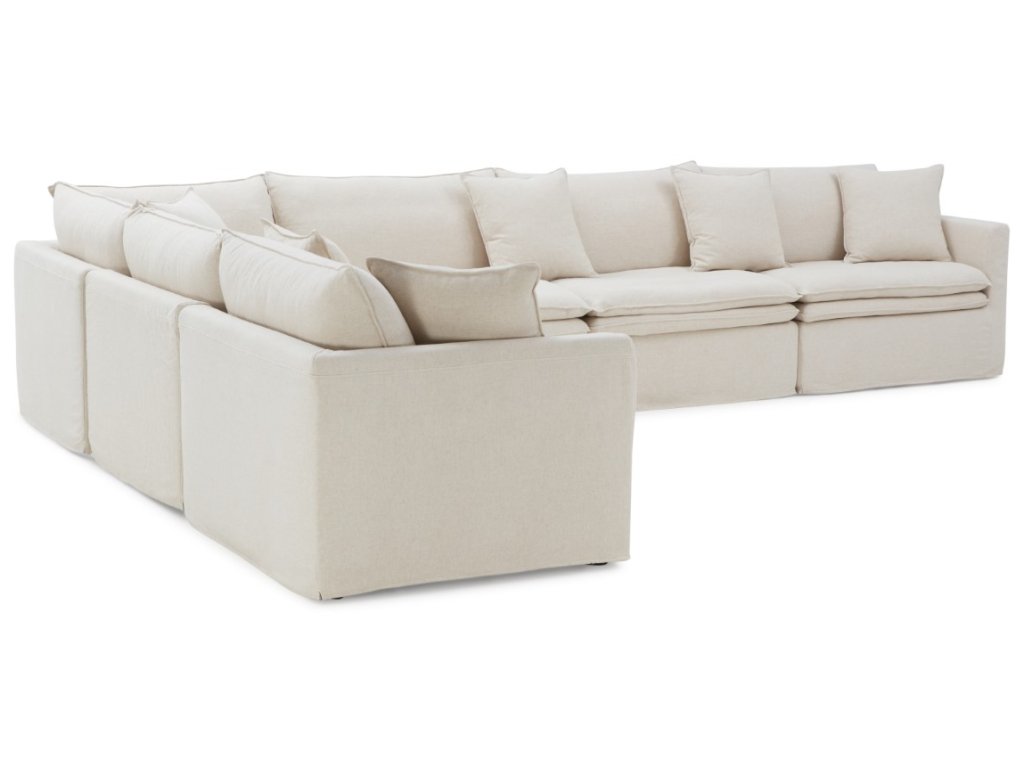 L-Sectional, Light Gray - image 6
