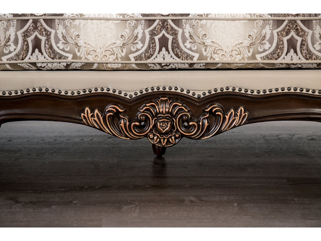 Chair, Dark Cherry/Beige - image 3