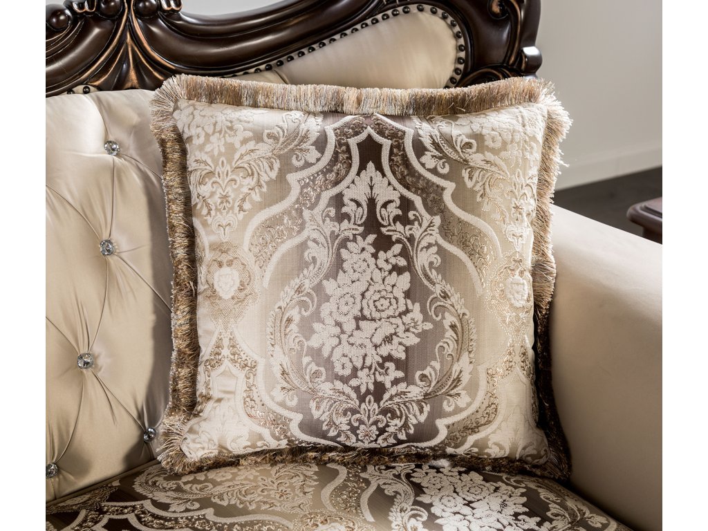 Loveseat, Dark Cherry/Beige - image 5