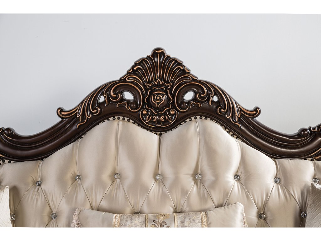 Loveseat, Dark Cherry/Beige - image 6