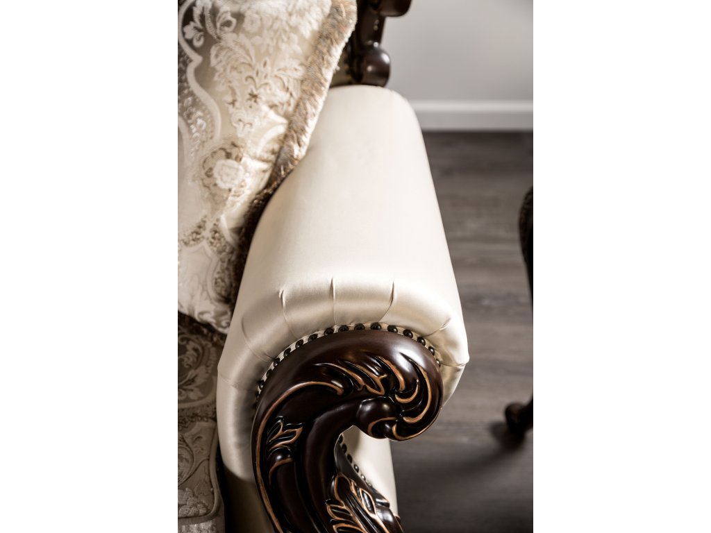 Chair, Dark Cherry/Beige - image 5