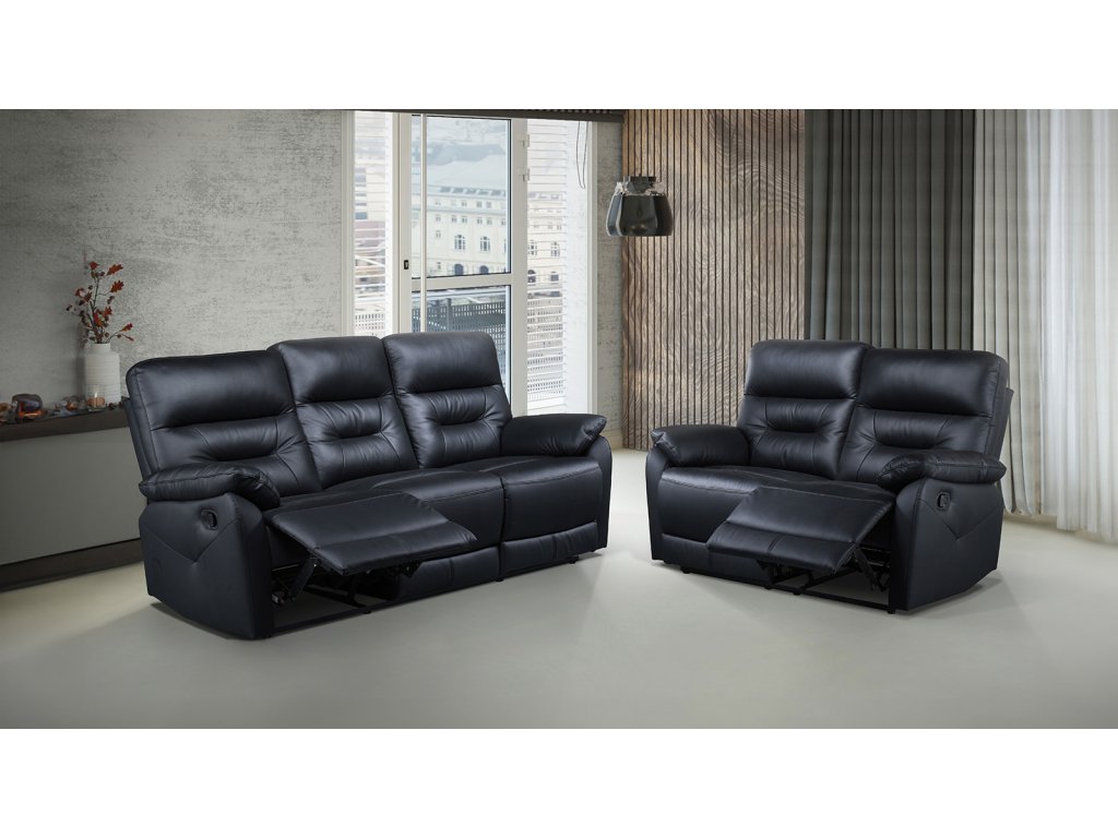 Sofa + Loveseat Manual, Black [NOT AVAILABLE] - main image