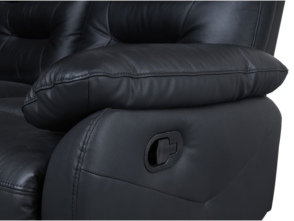 Sofa + Loveseat Manual, Black [NOT AVAILABLE] - image 1