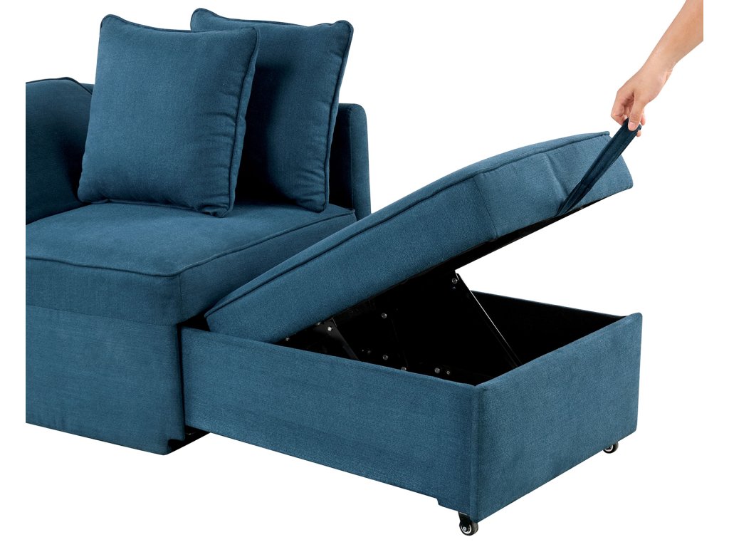 Convertible Chair, Blue - image 8