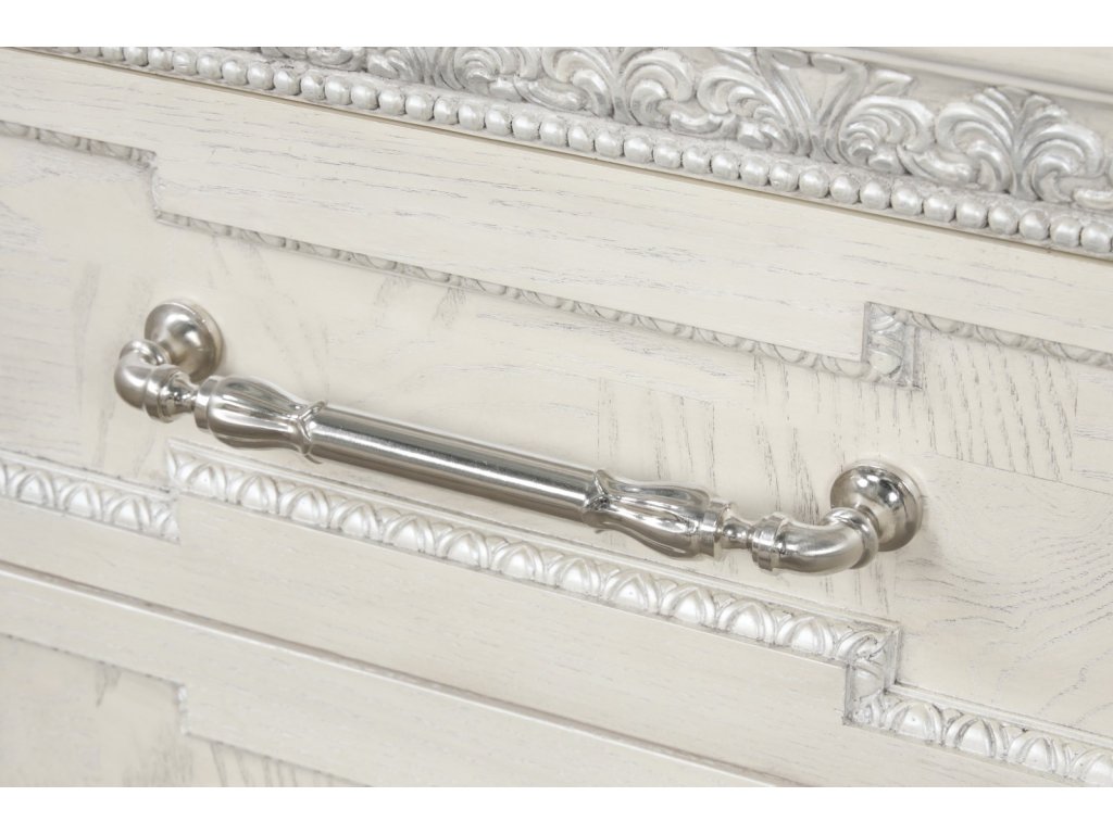Nightstand w/ USB, Creamy White - image 5