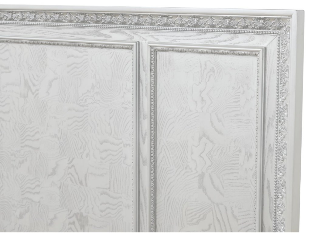 Queen Panel Bed, Creamy White - image 6
