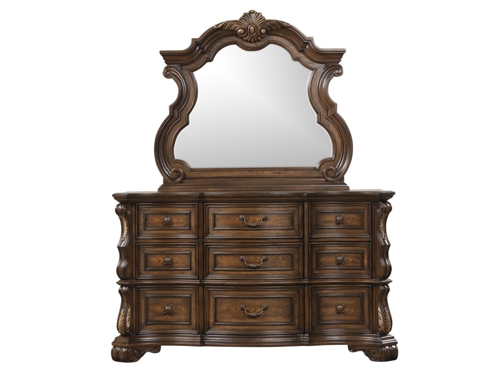 Dresser w/ Jewelry Tray, Dark Brown - image 2