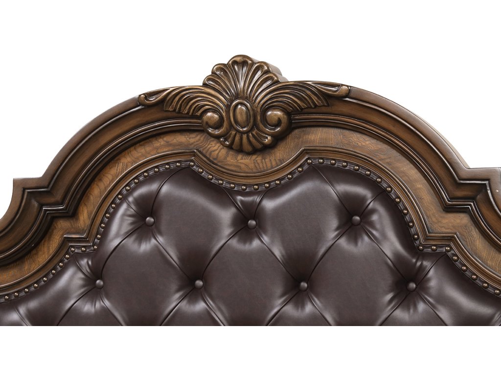 Queen Uph Bed, Dark Brown - image 6