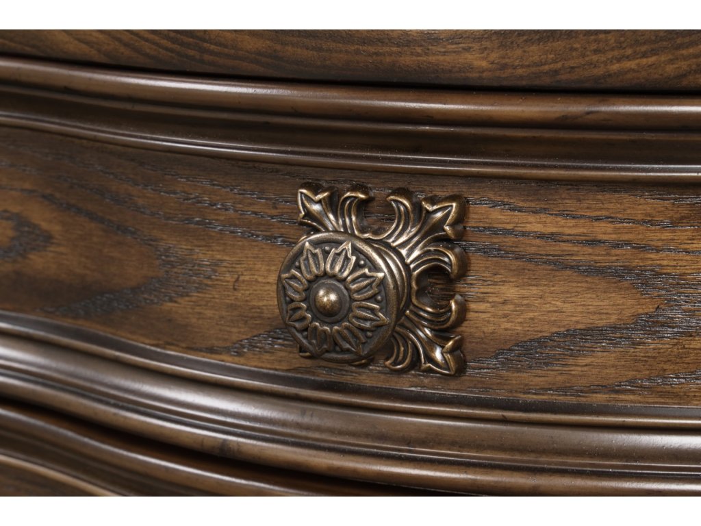 Nightstand W/ USB A-C, Dark Brown - image 7
