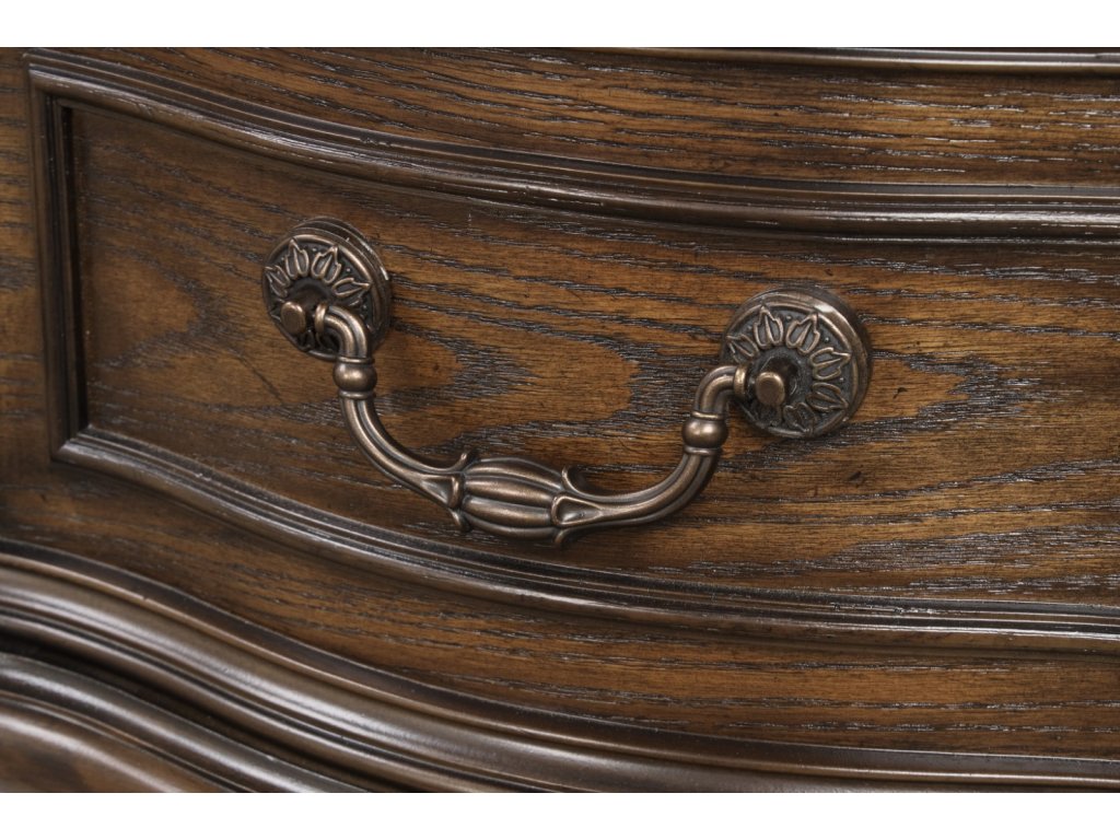 Nightstand W/ USB A-C, Dark Brown - image 8