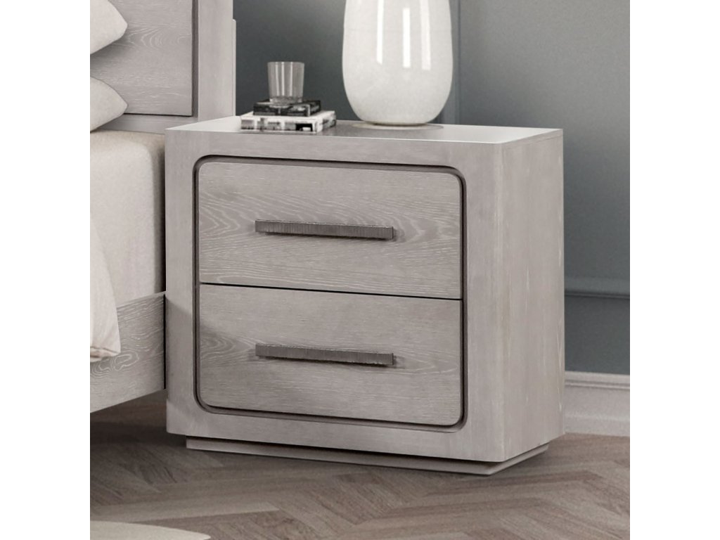 Nightstand, White Oak - main image